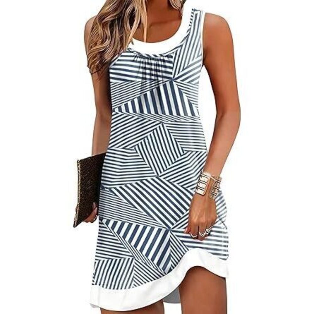 Beach Dresses For Women 2026 Vacation Clothes Swimsuit Coverup Sleeveless Boho
